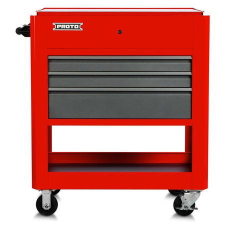 PROTO Heavy Duty Utility Cart- 3 Drawer Red J559000-3RD